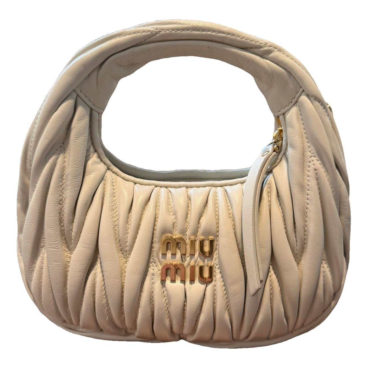 Miu Wander leather handbag