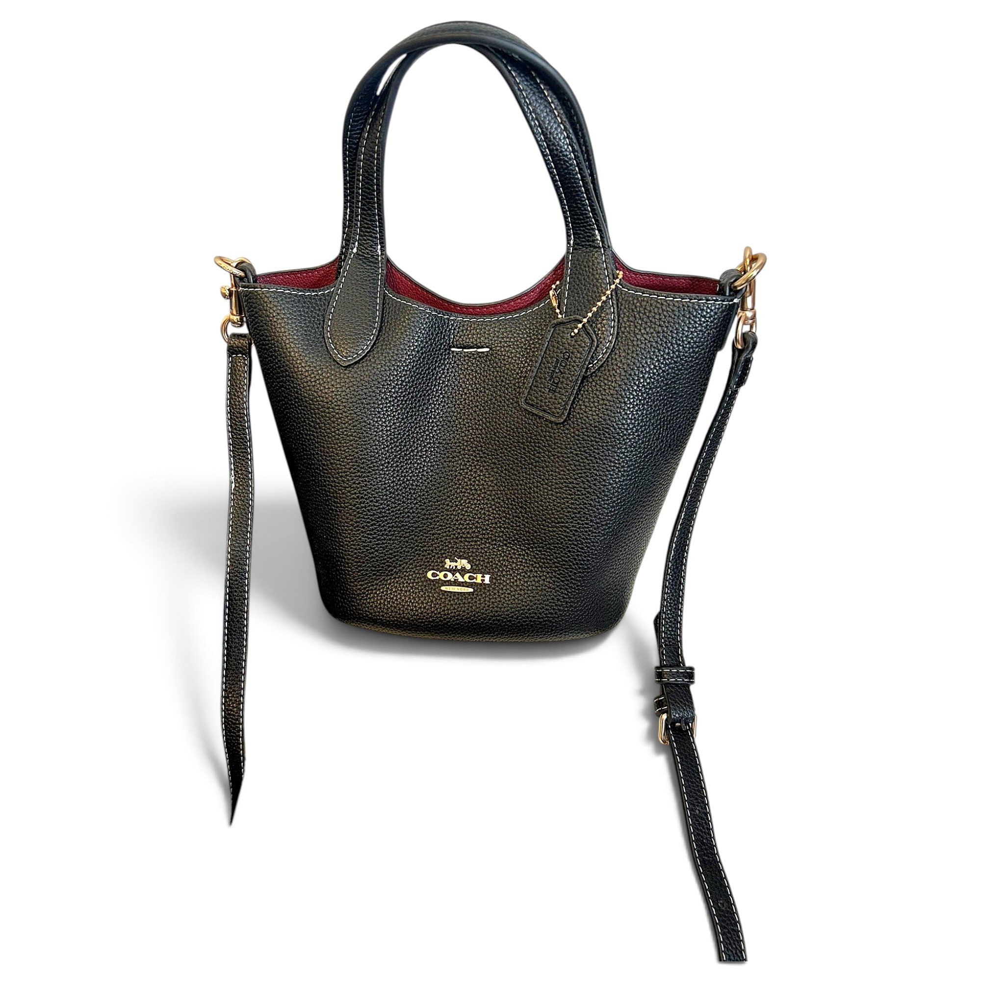 Leather handbag