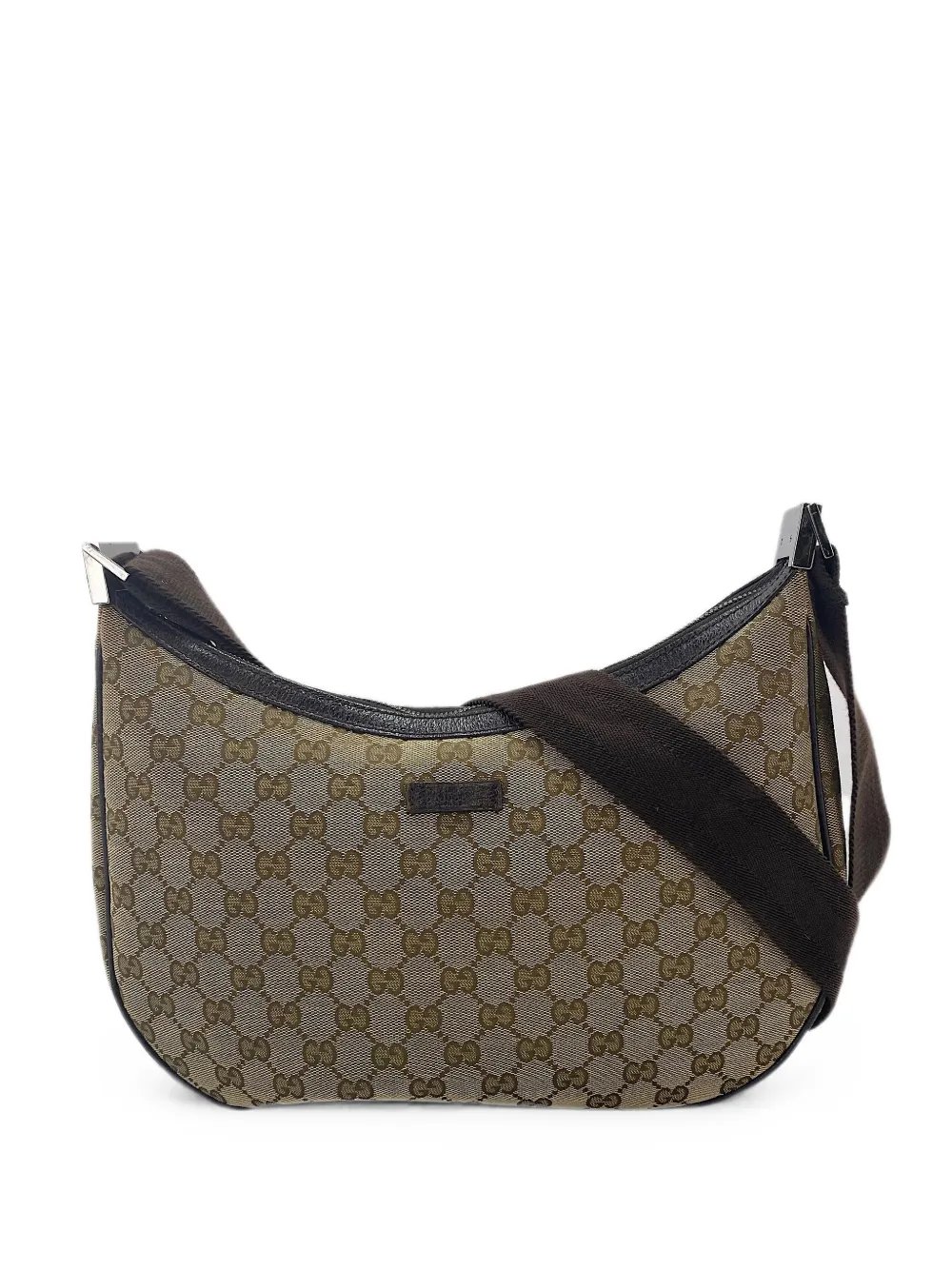 2000s GG canvas shoulder bag
