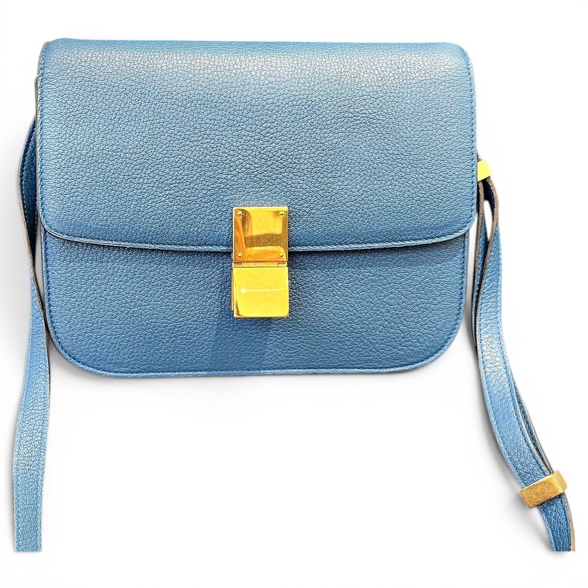 Classic leather crossbody bag