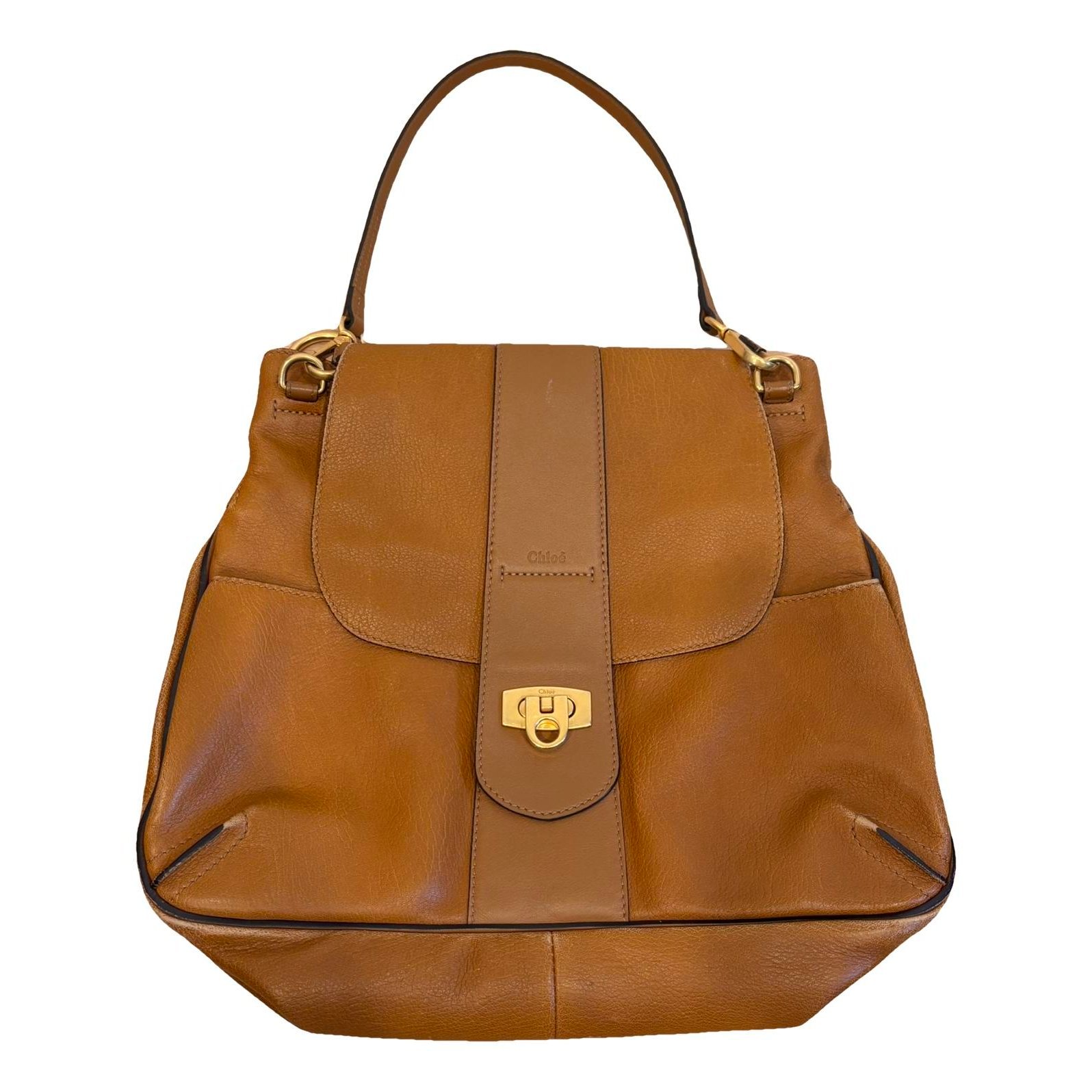 Leather handbag