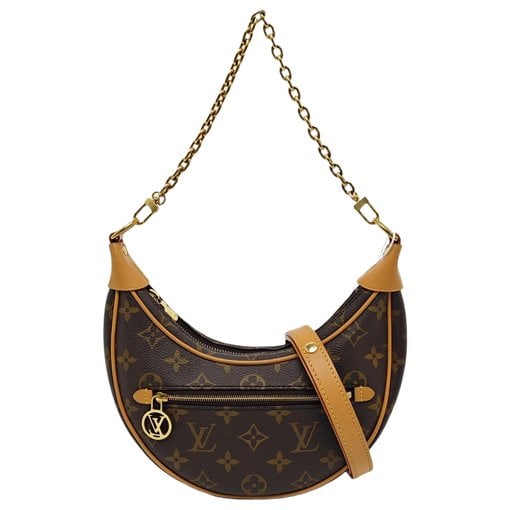 Loop leather crossbody bag