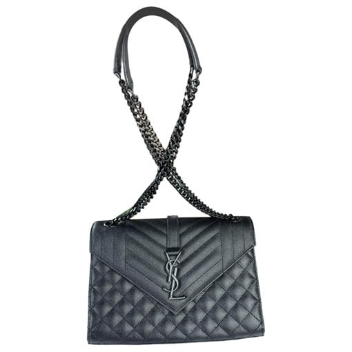 Envelope leather crossbody bag