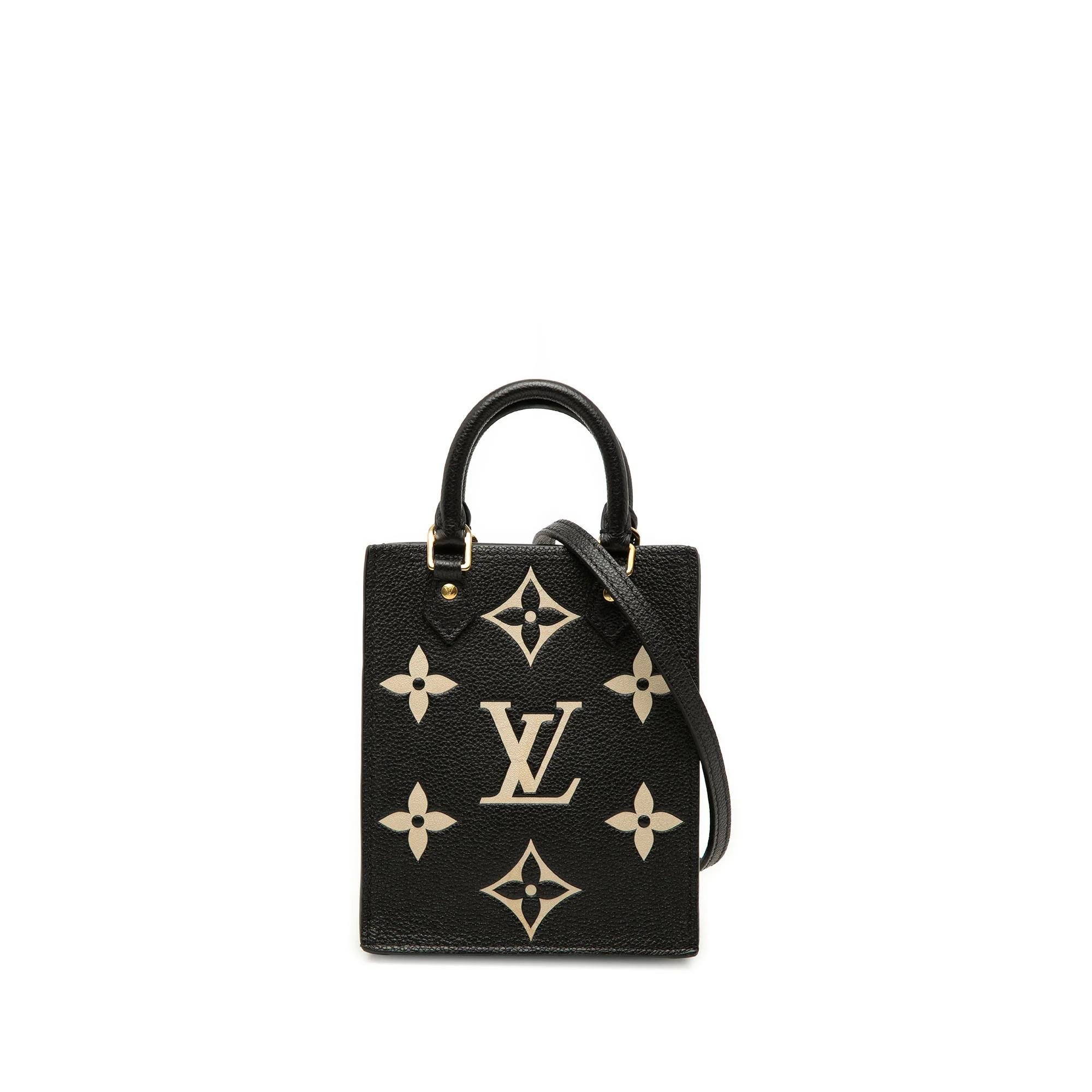 Plat leather satchel