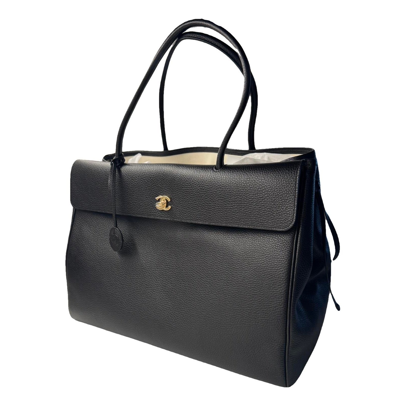 Leather tote