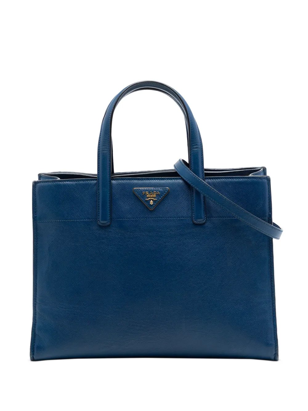 2010-2026 Saffiano Soft Triple Pocket Tote satchel