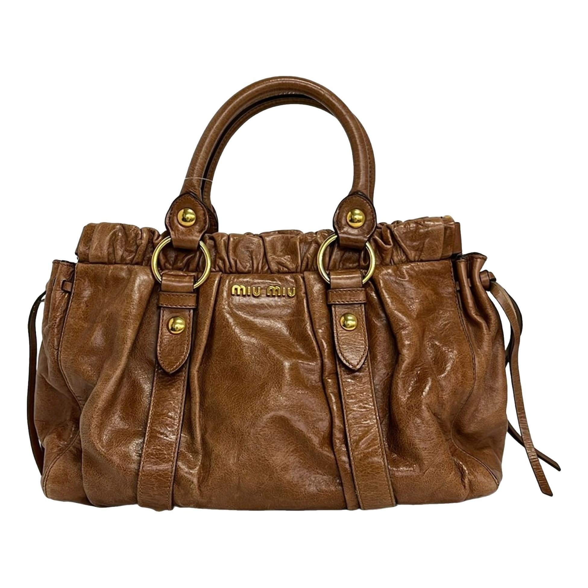 Vitello leather handbag