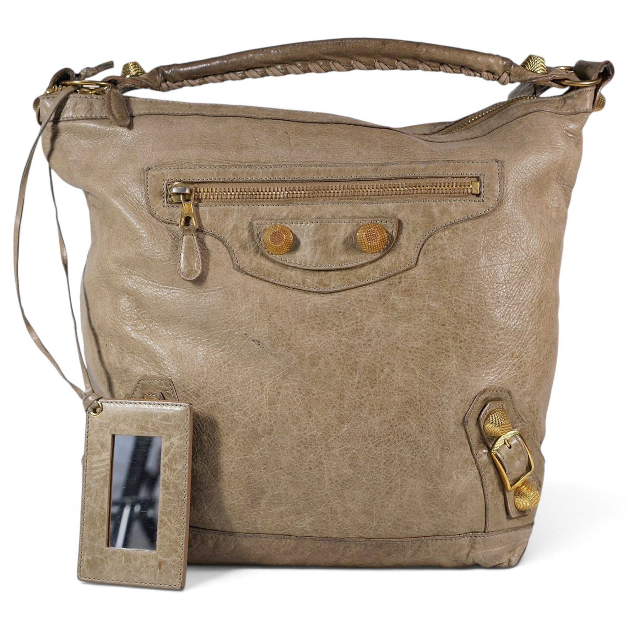 Courier XL leather handbag