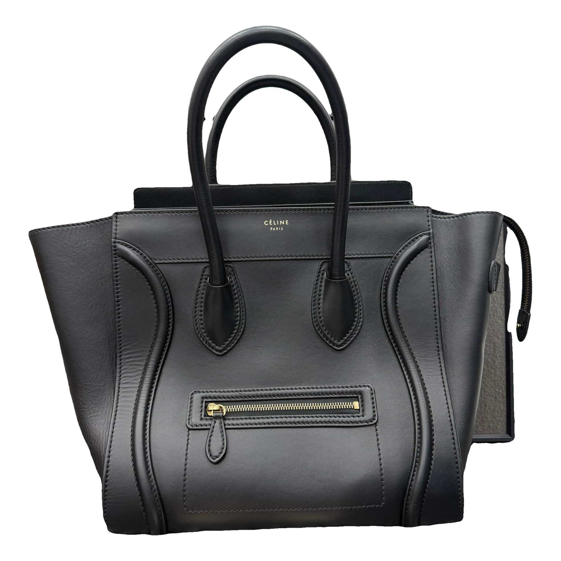 Luggage leather handbag