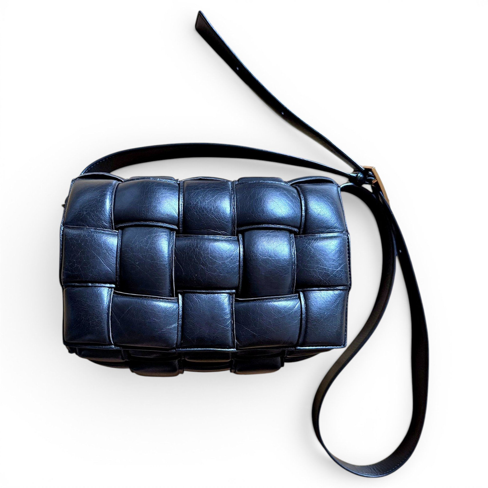 Cassette Padded leather crossbody bag