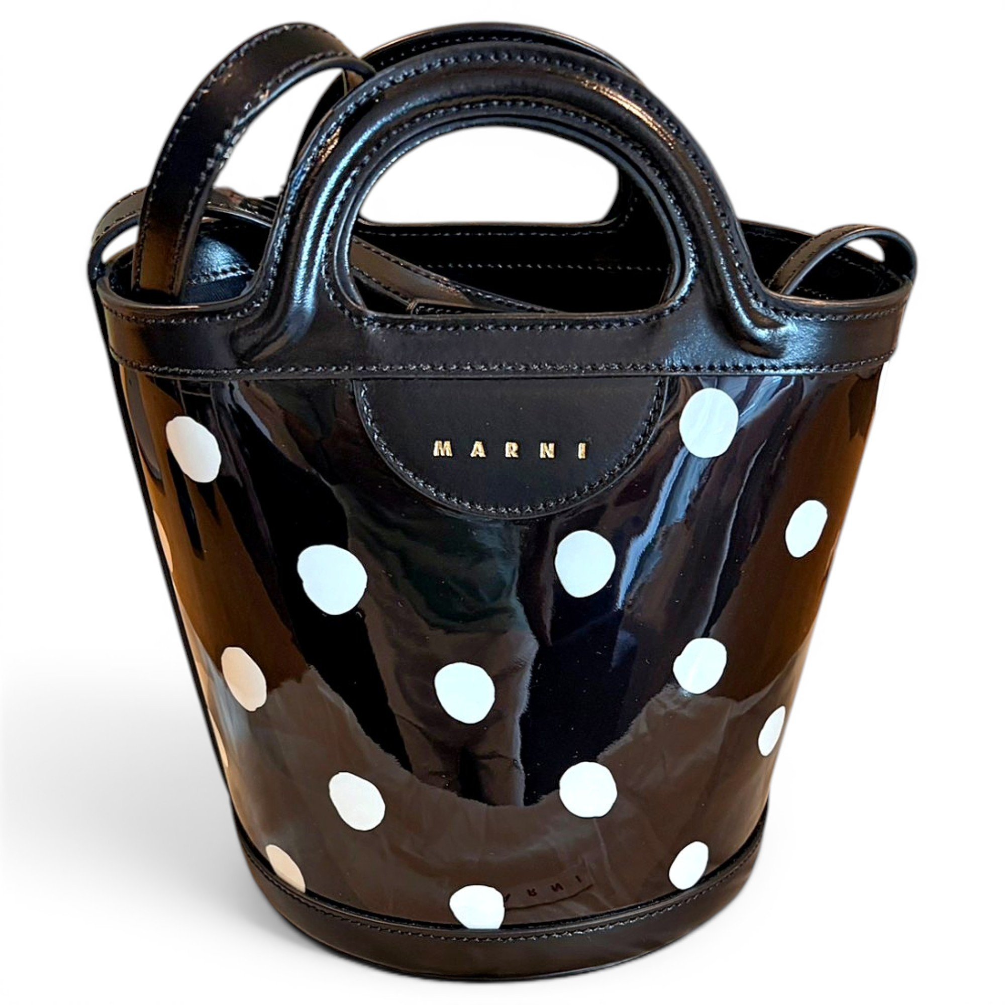 Tropicalia leather handbag