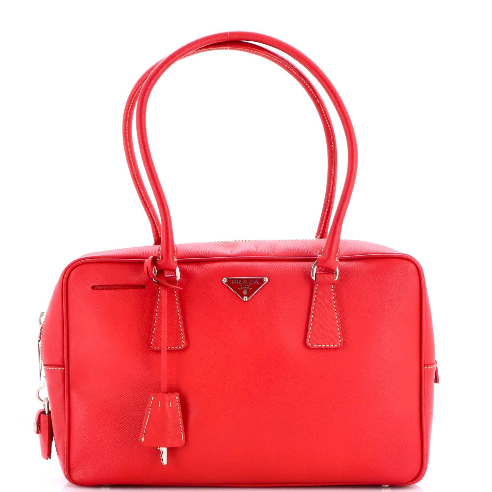 Prada Leather bowling bag