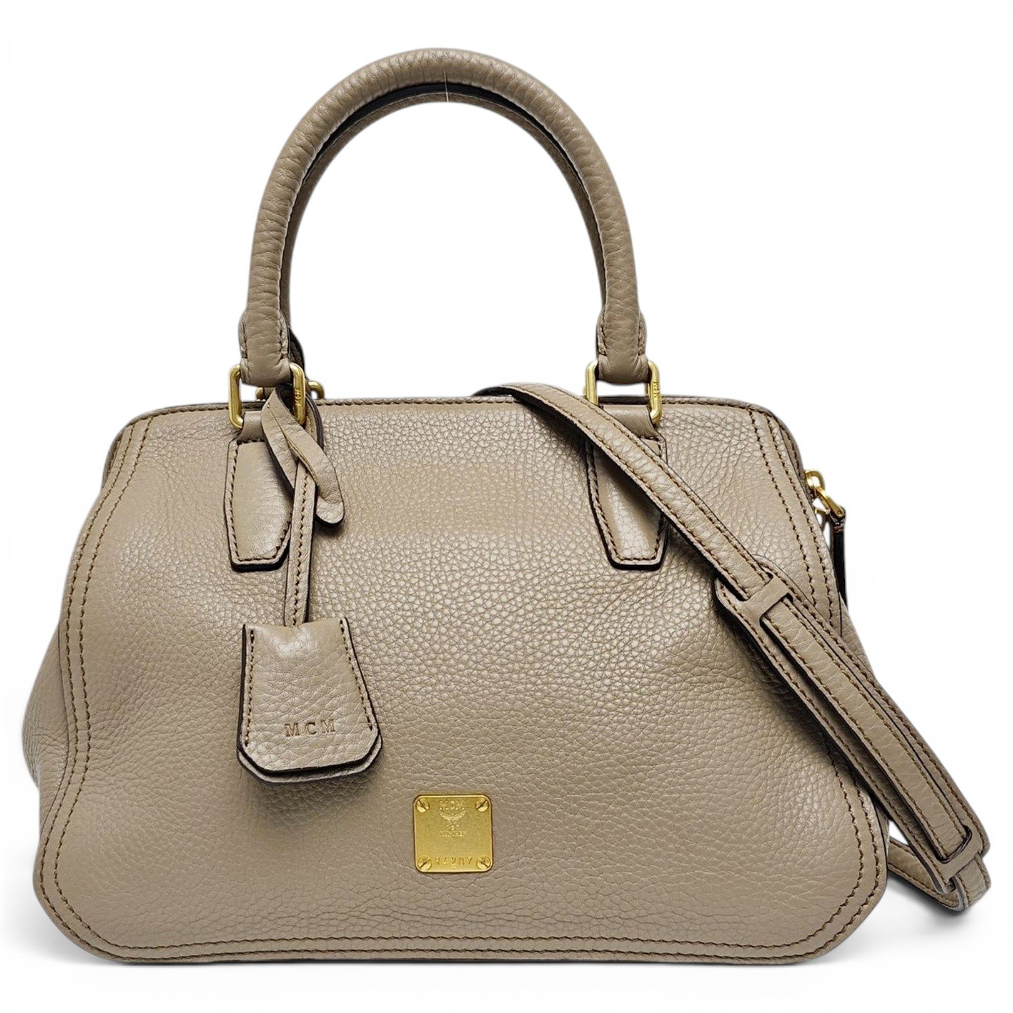 Leather handbag