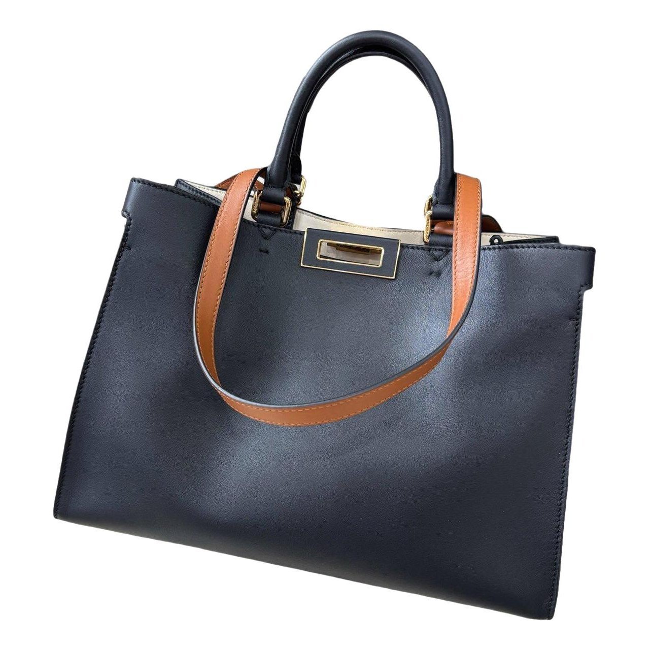 Peekaboo leather handbag