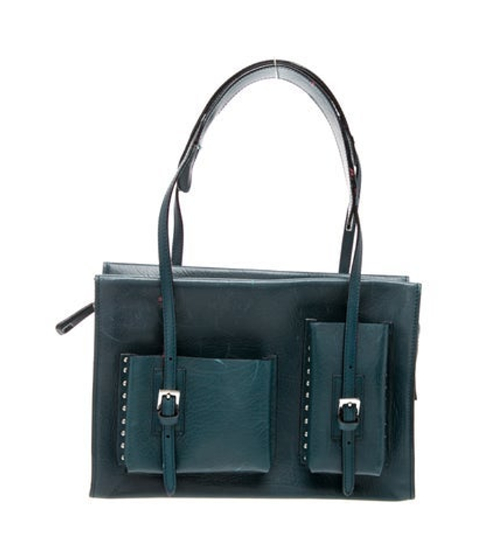 Bally Leather Top Handle Bag