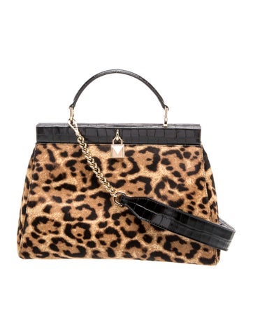 Ponyhair Top Handle Bag