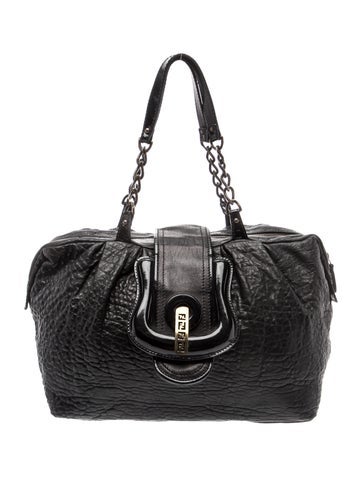 Leather Top Handle Bag Vintage