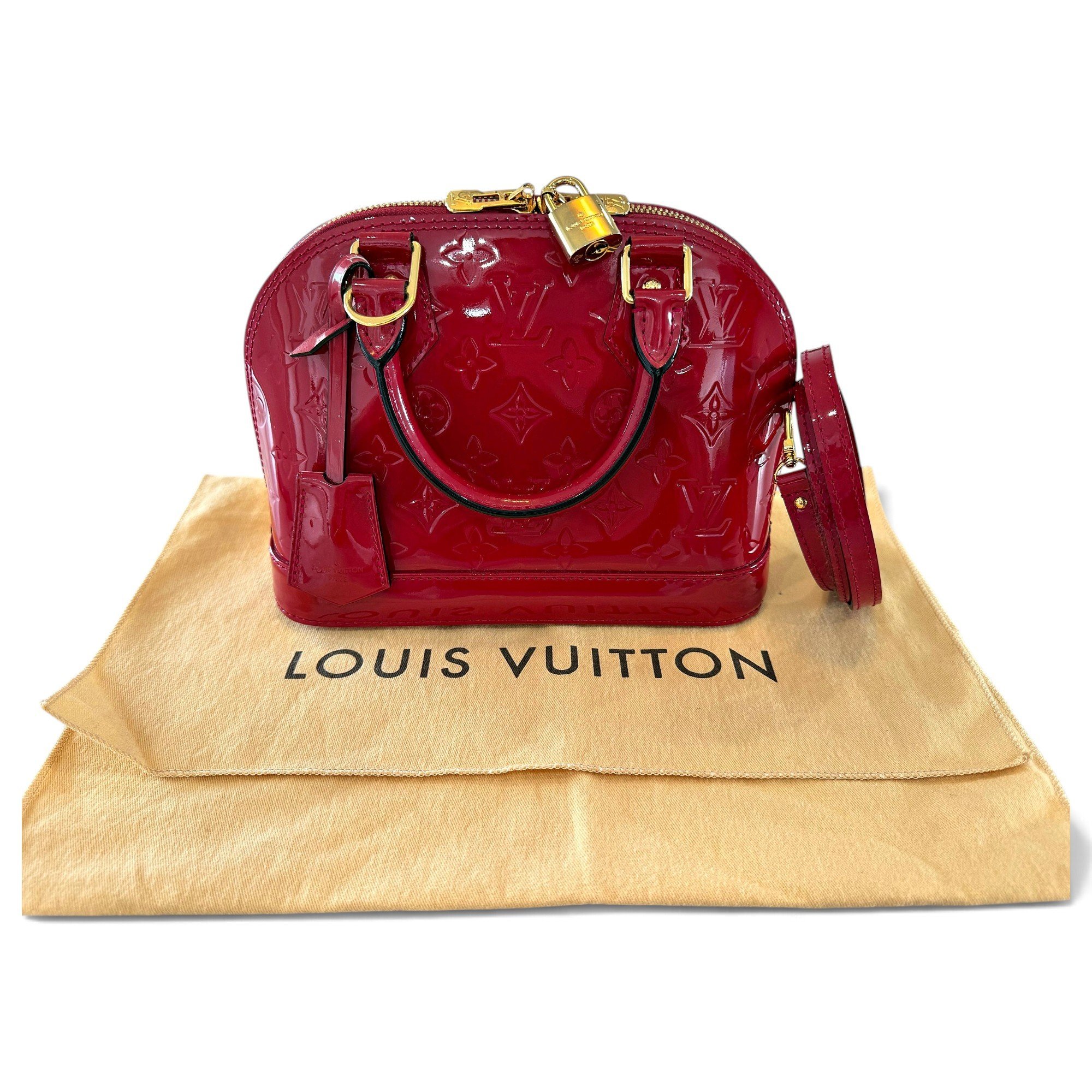Alma BB patent leather crossbody bag