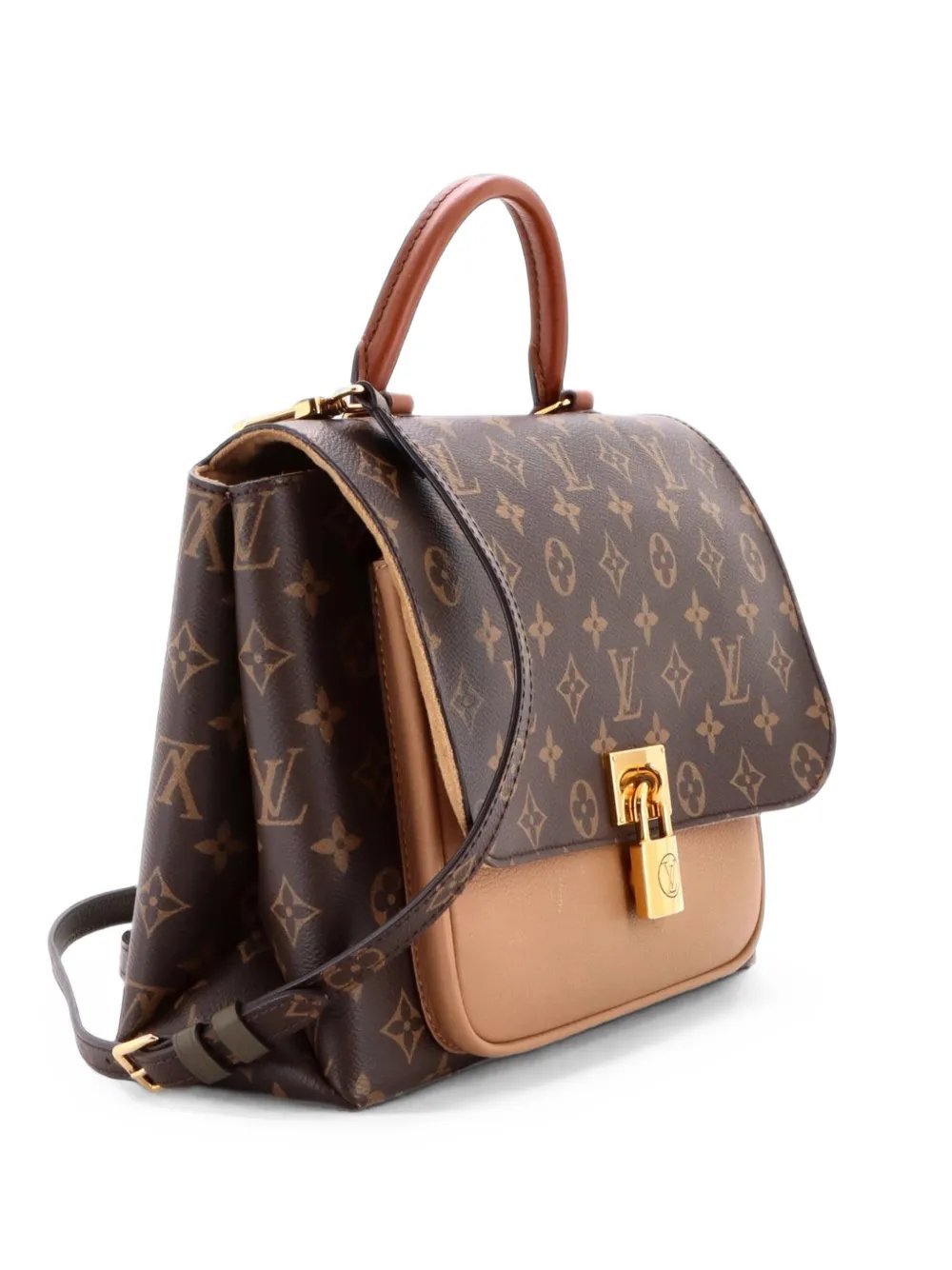 Marignan Handbag Monogram Canvas with Leather shoulder bag