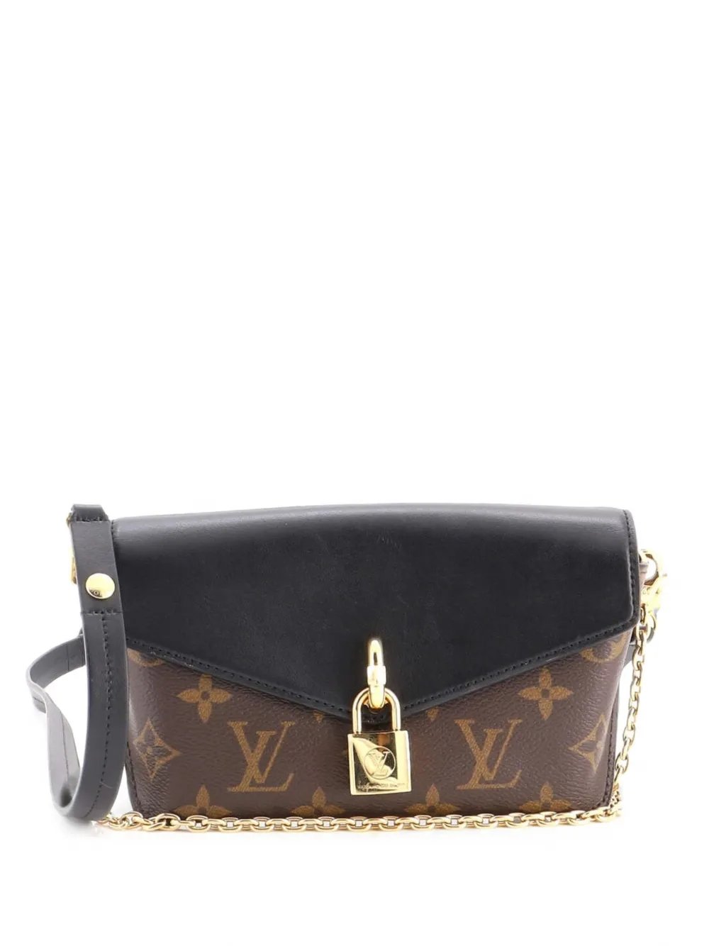 Louis Vuitton Padlock on Strap Handbag Monogram Canvas and Leather crossbody bag