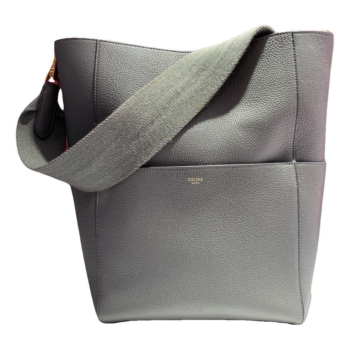 Seau Sangle leather handbag