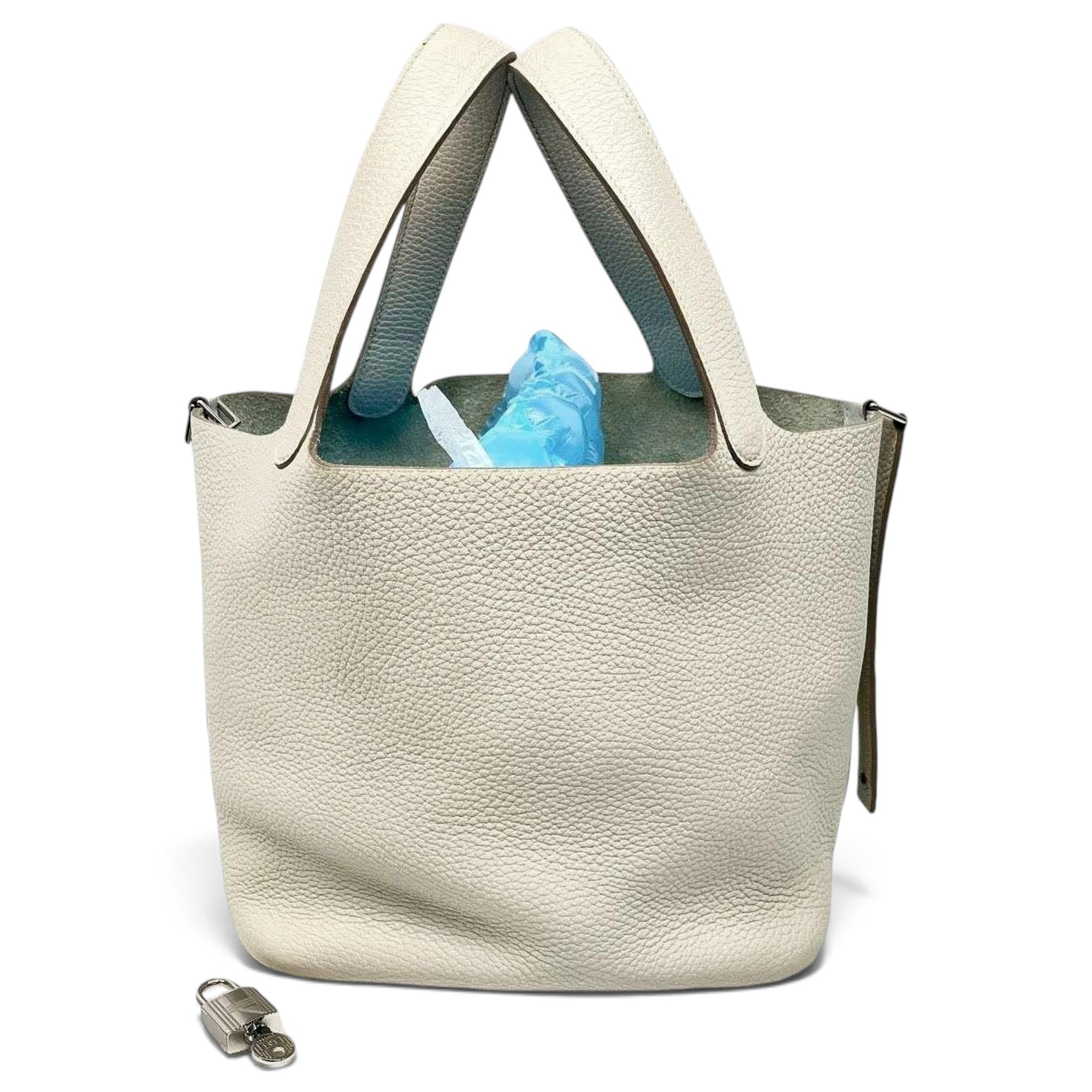 Picotin leather handbag