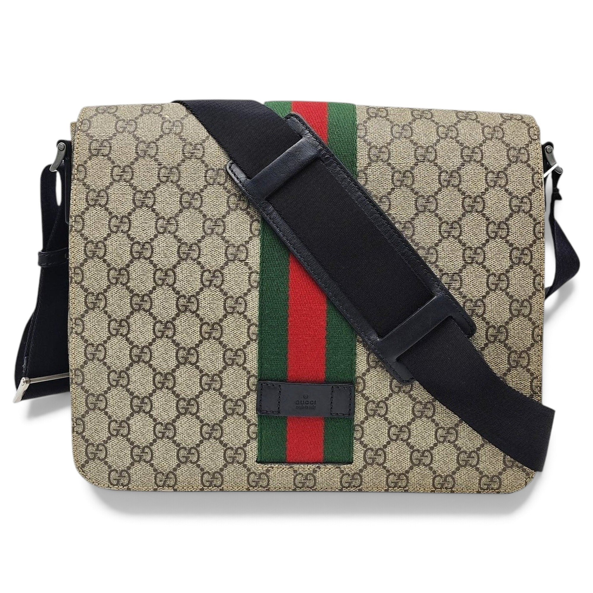 Ophidia GG Supreme leather handbag