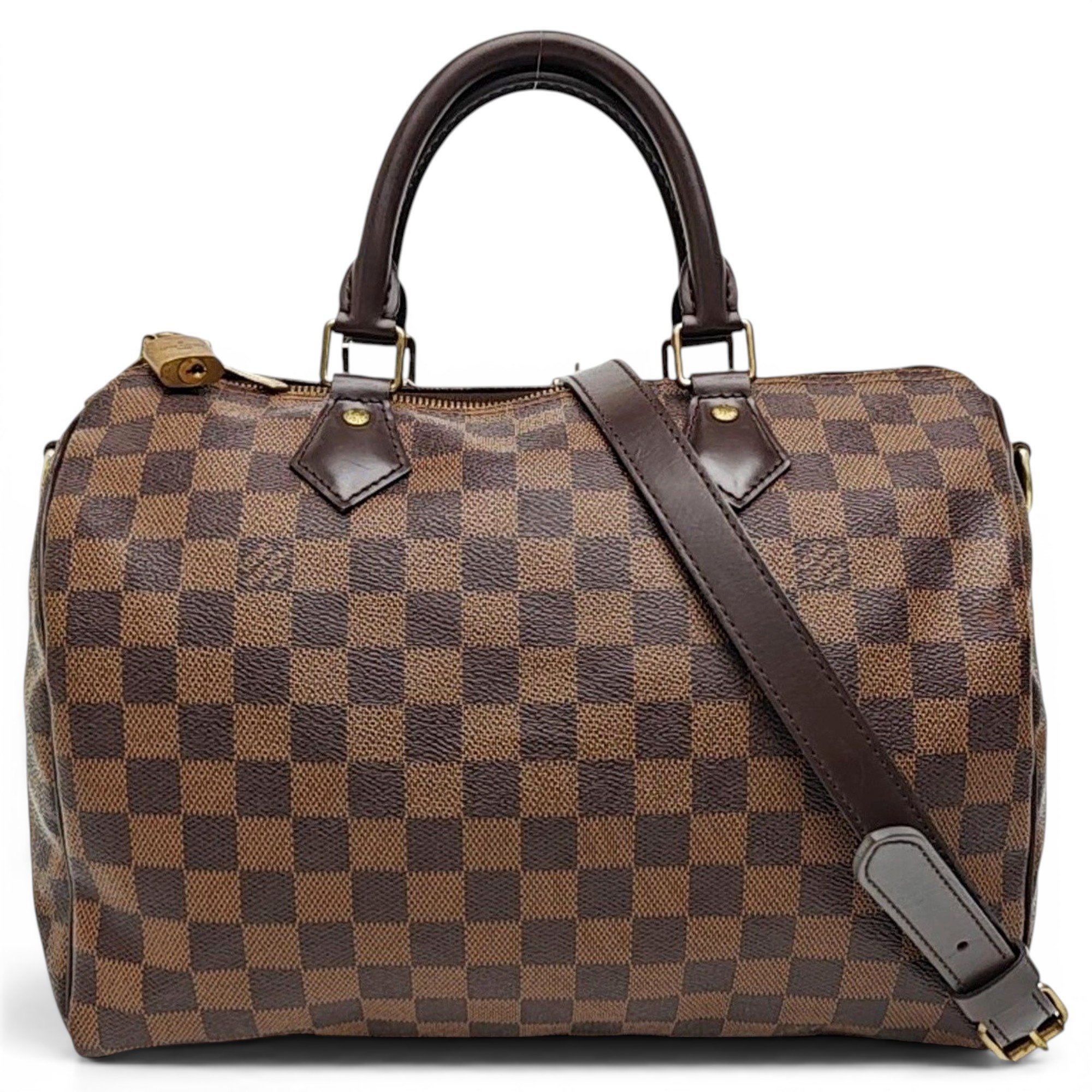 Nano Speedy / Mini HL leather handbag