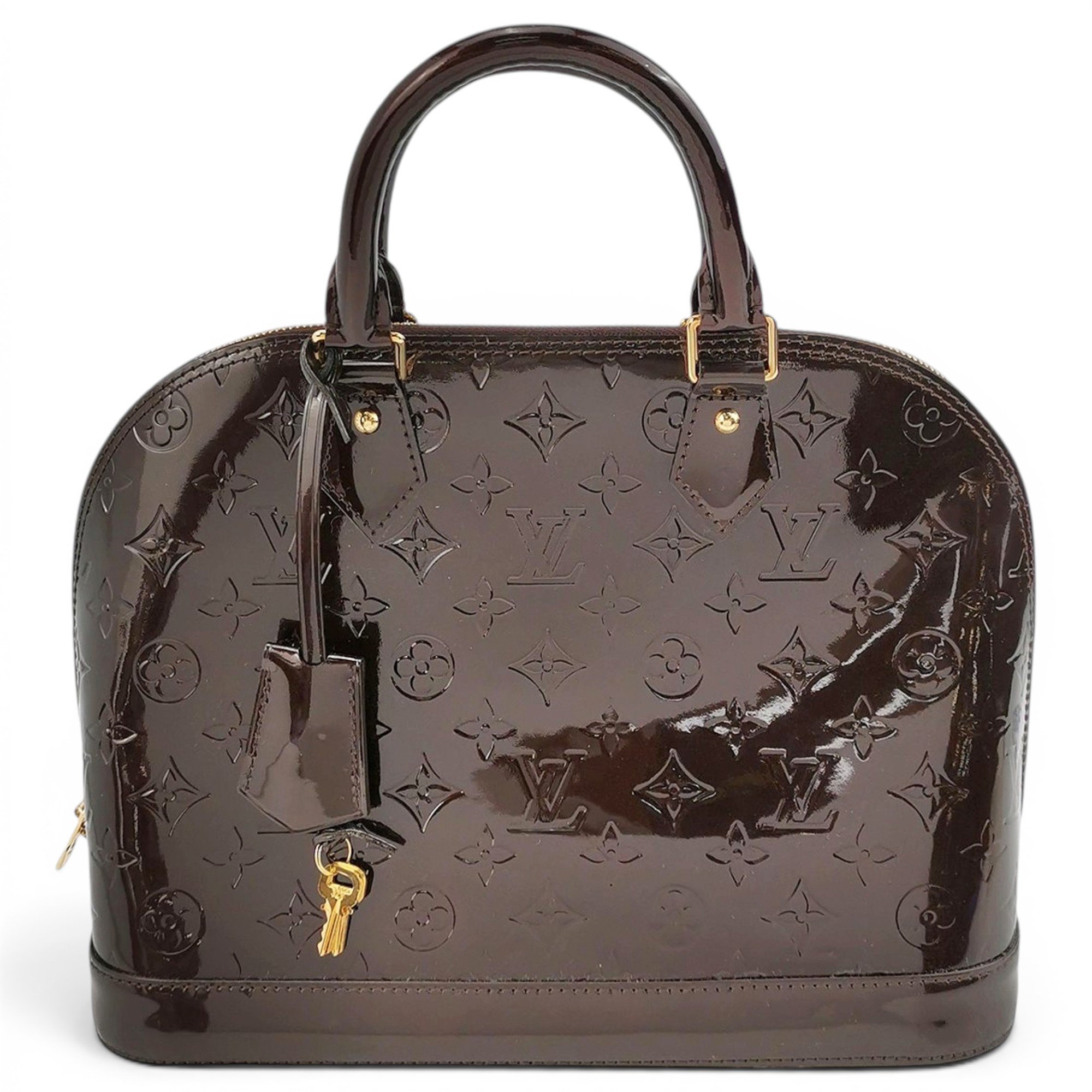 Alma patent leather tote