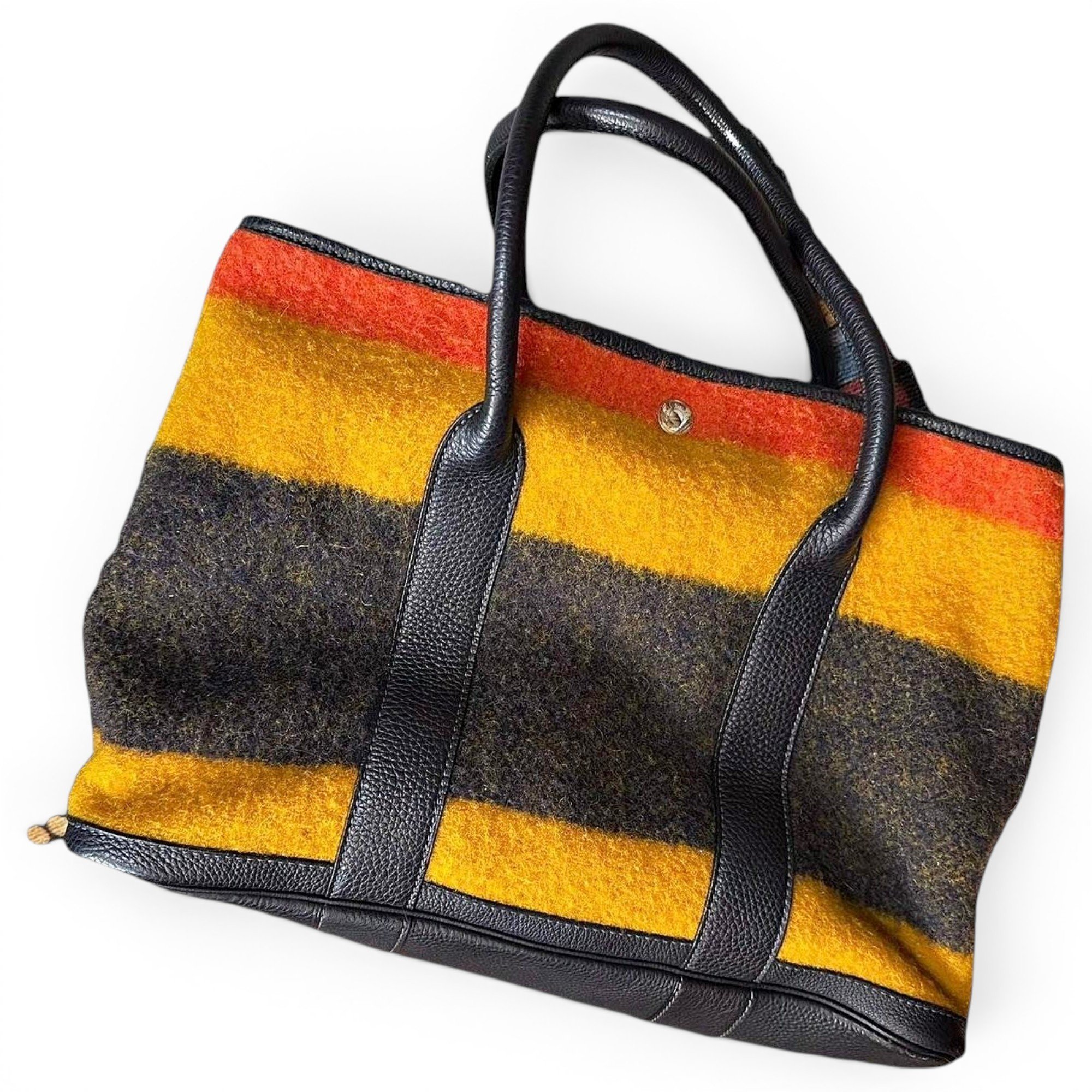 Garden Party wool tote