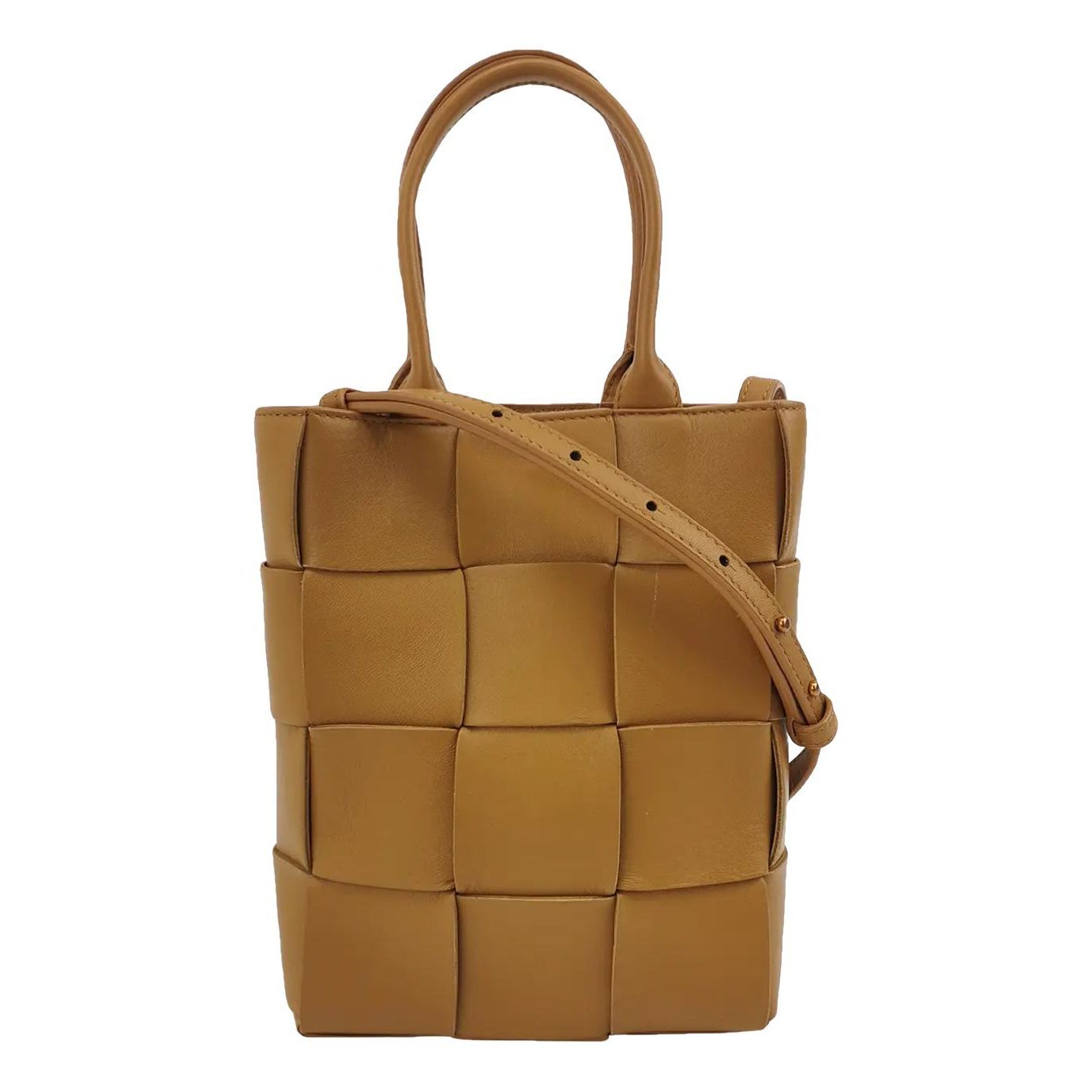 Cassette leather handbag