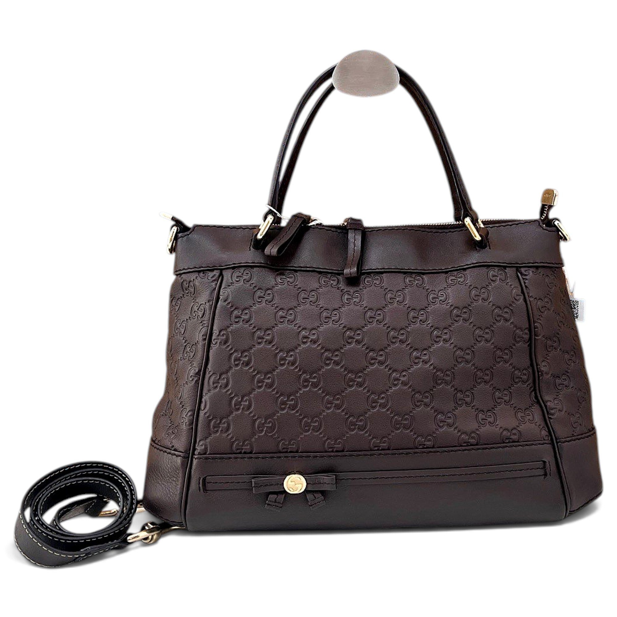 Leather handbag
