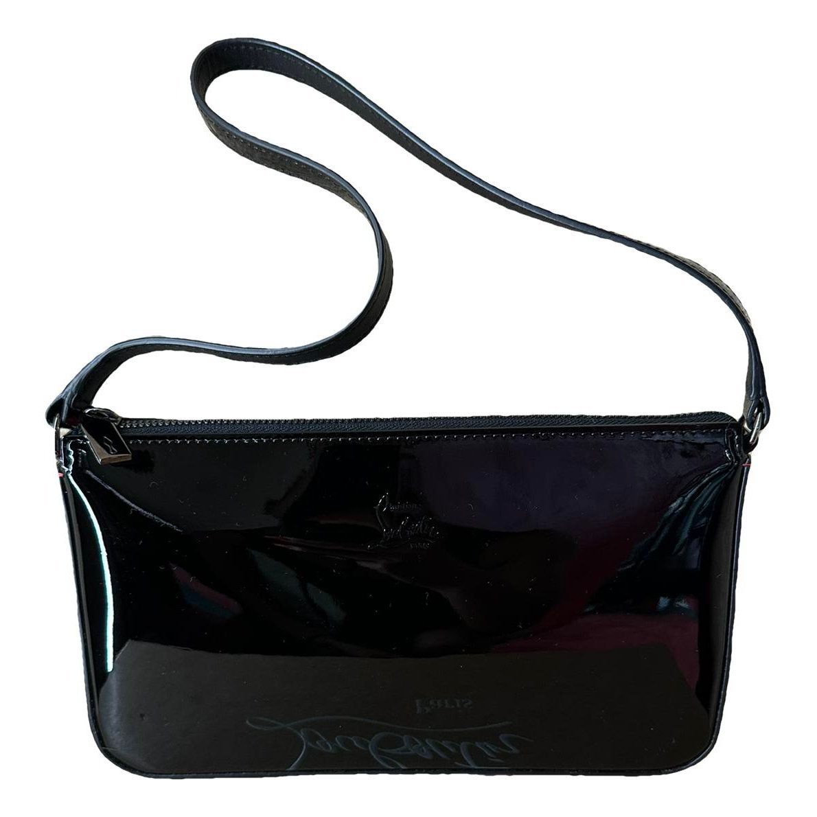 Patent leather handbag