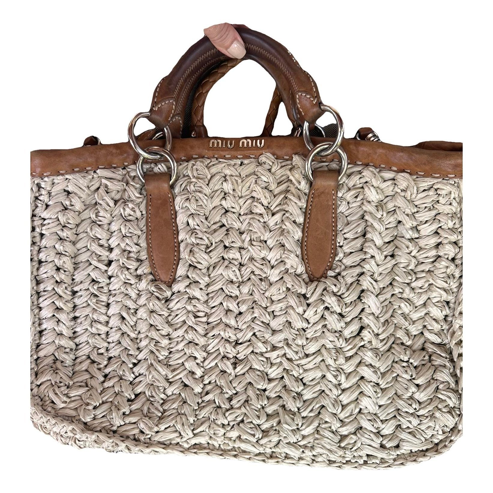 Leather handbag