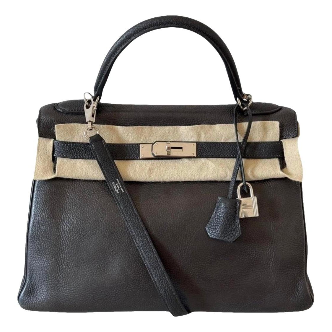 Hermes Kelly 32 Handbag Togo Leather 2010