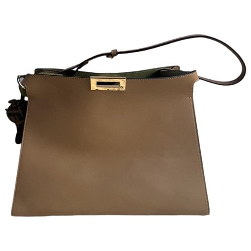 Peekaboo leather handbag