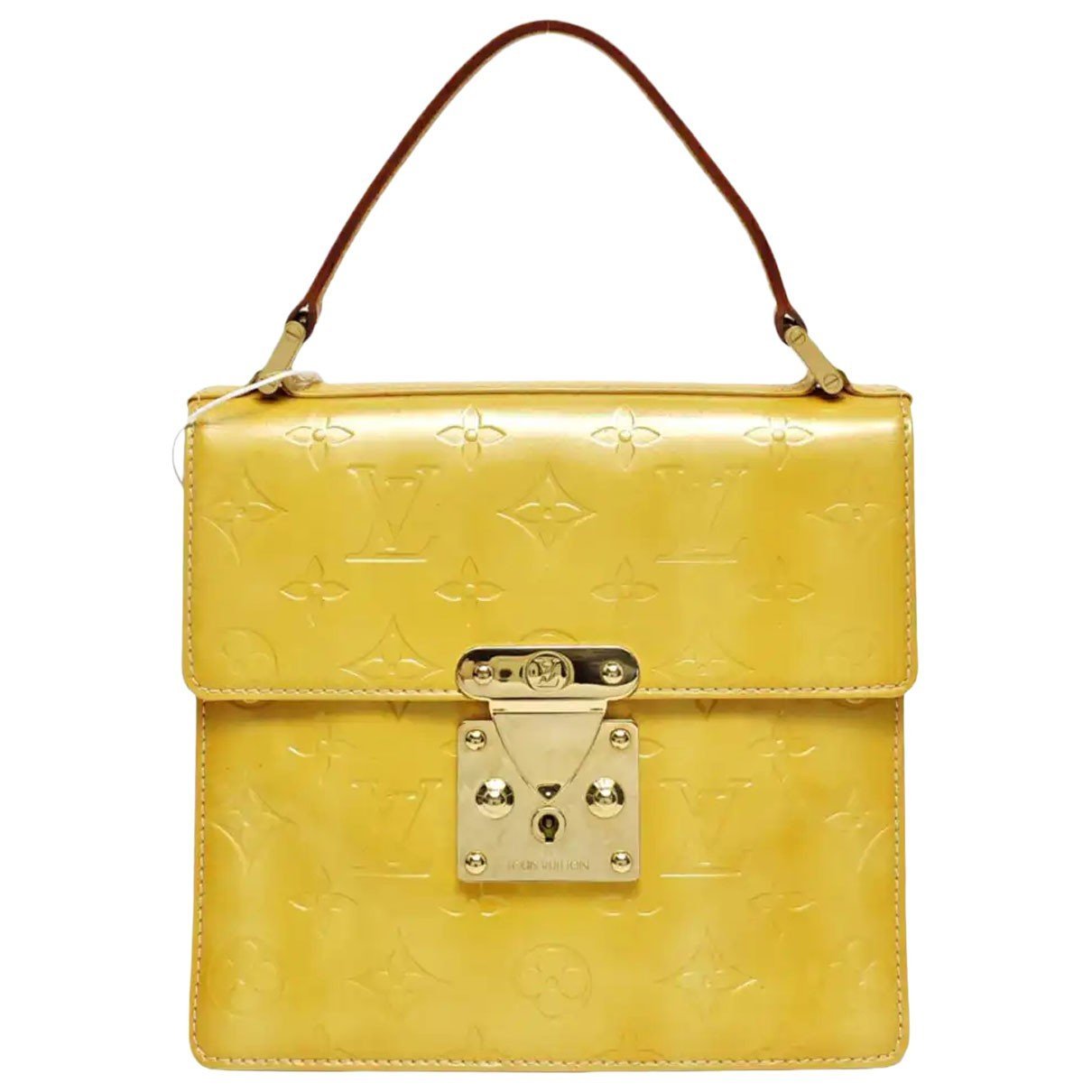 Spring street patent leather handbag