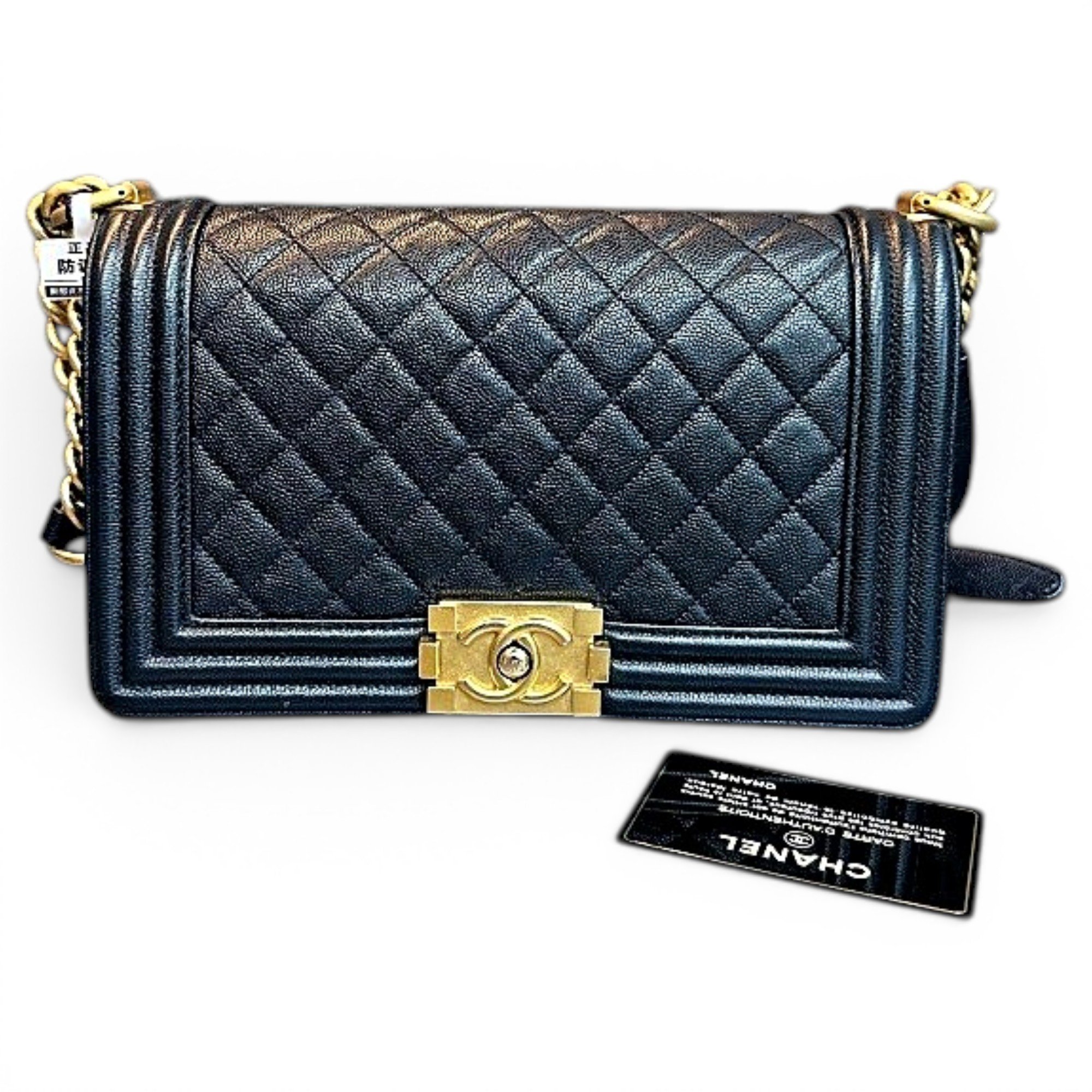 Boy leather crossbody bag