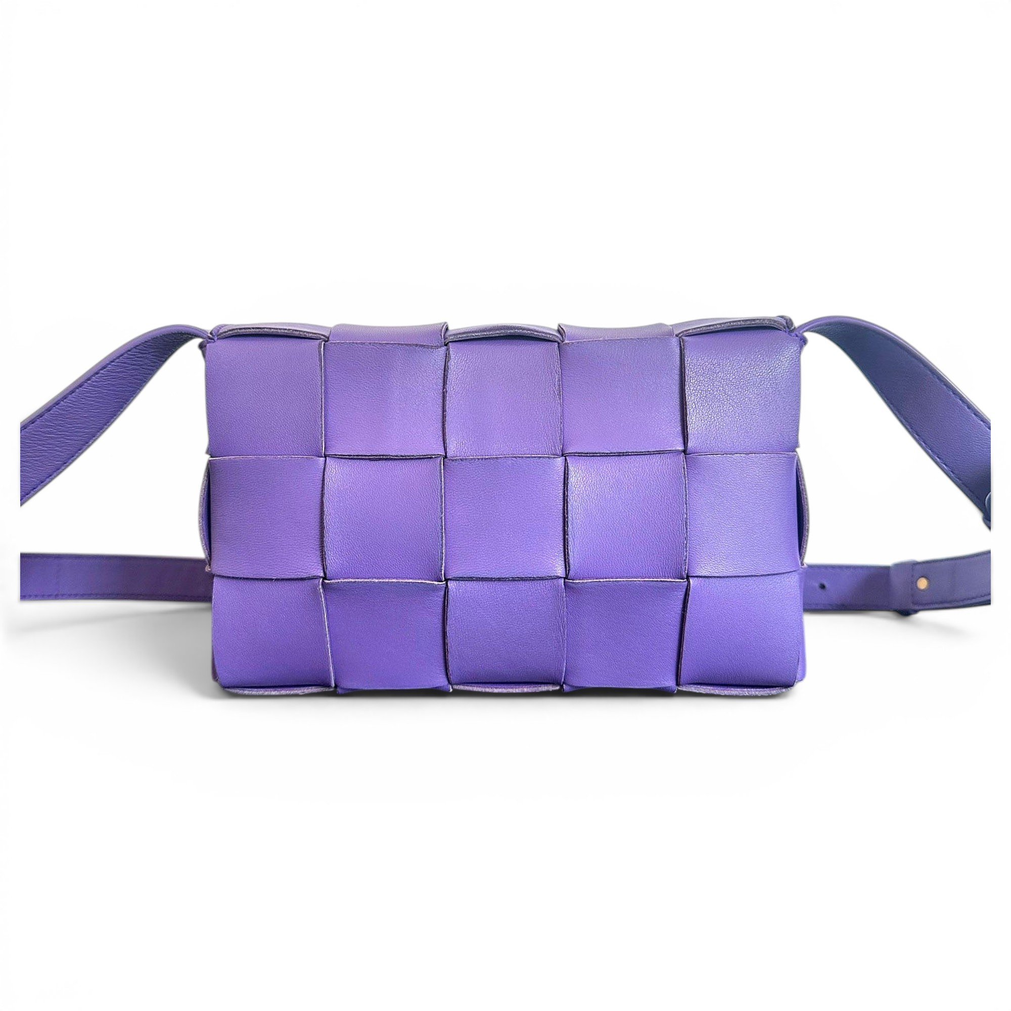Cassette leather handbag