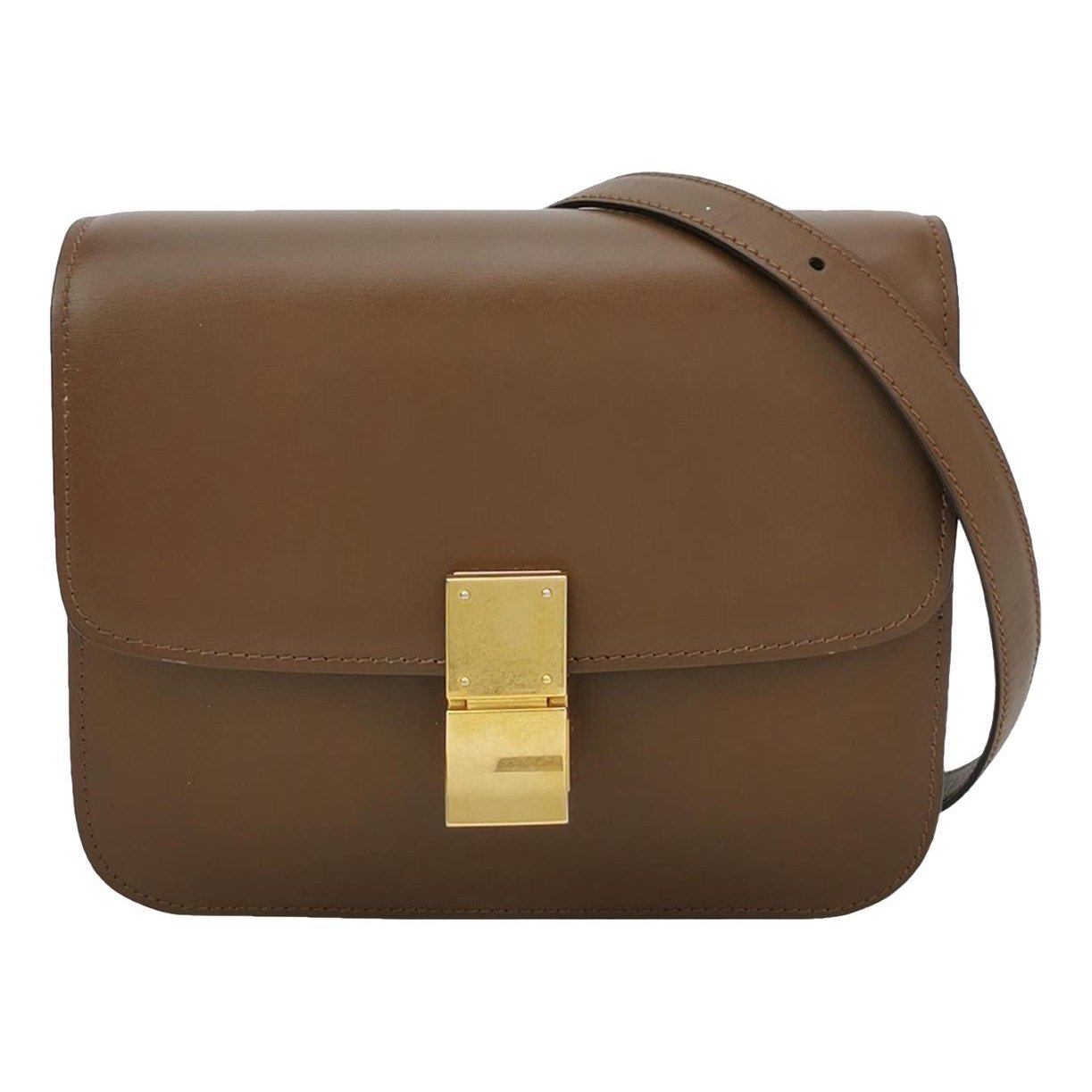 Classic leather crossbody bag