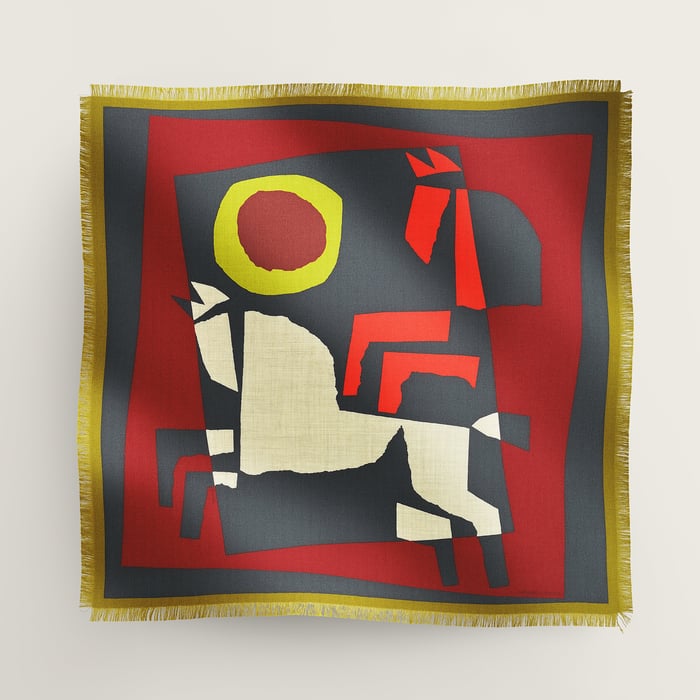 Velký Lov Fringed Scarf 65