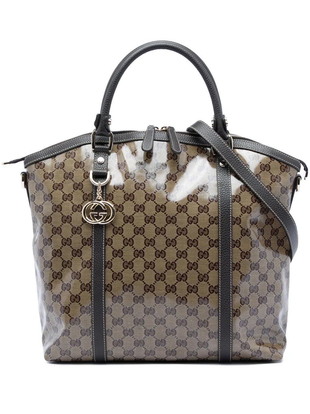 2016-2026 Large GG Crystal Charm Dome satchel