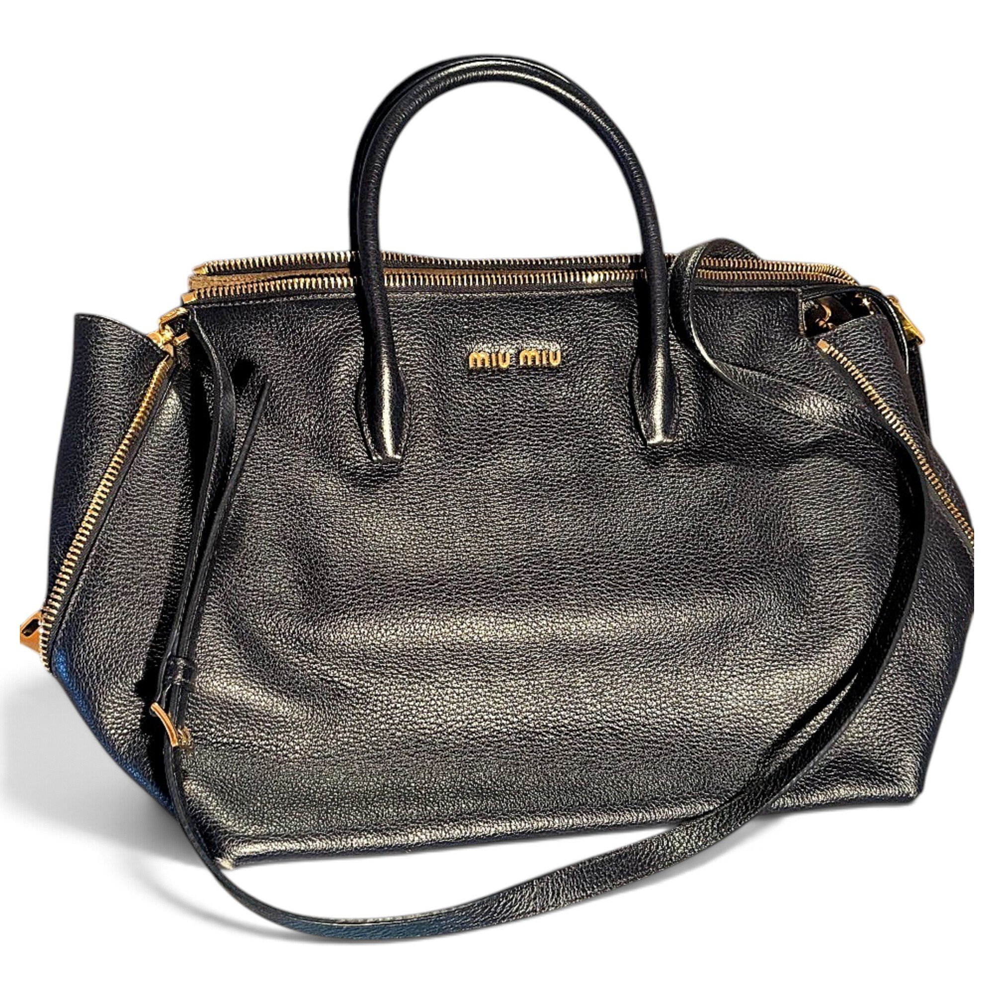 Vitello leather crossbody bag