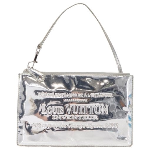 Pochette Trunk vinyl clutch bag
