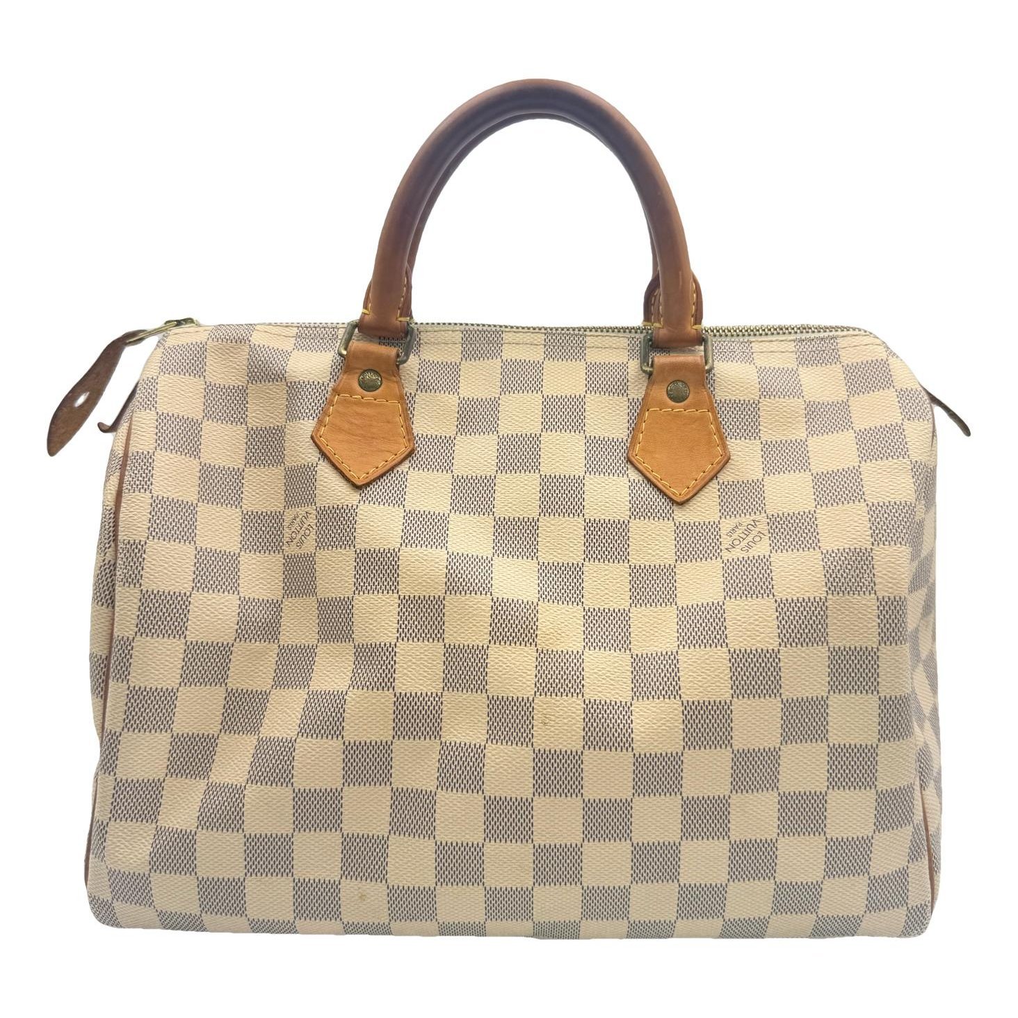 Speedy leather handbag