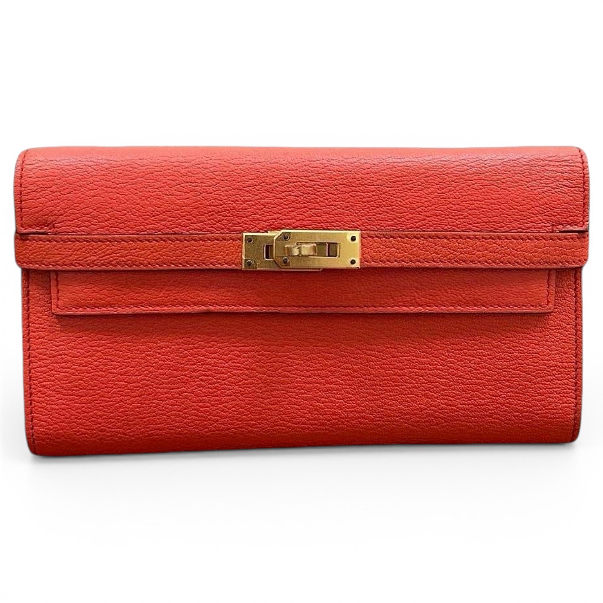Kelly to go leather clutch bag