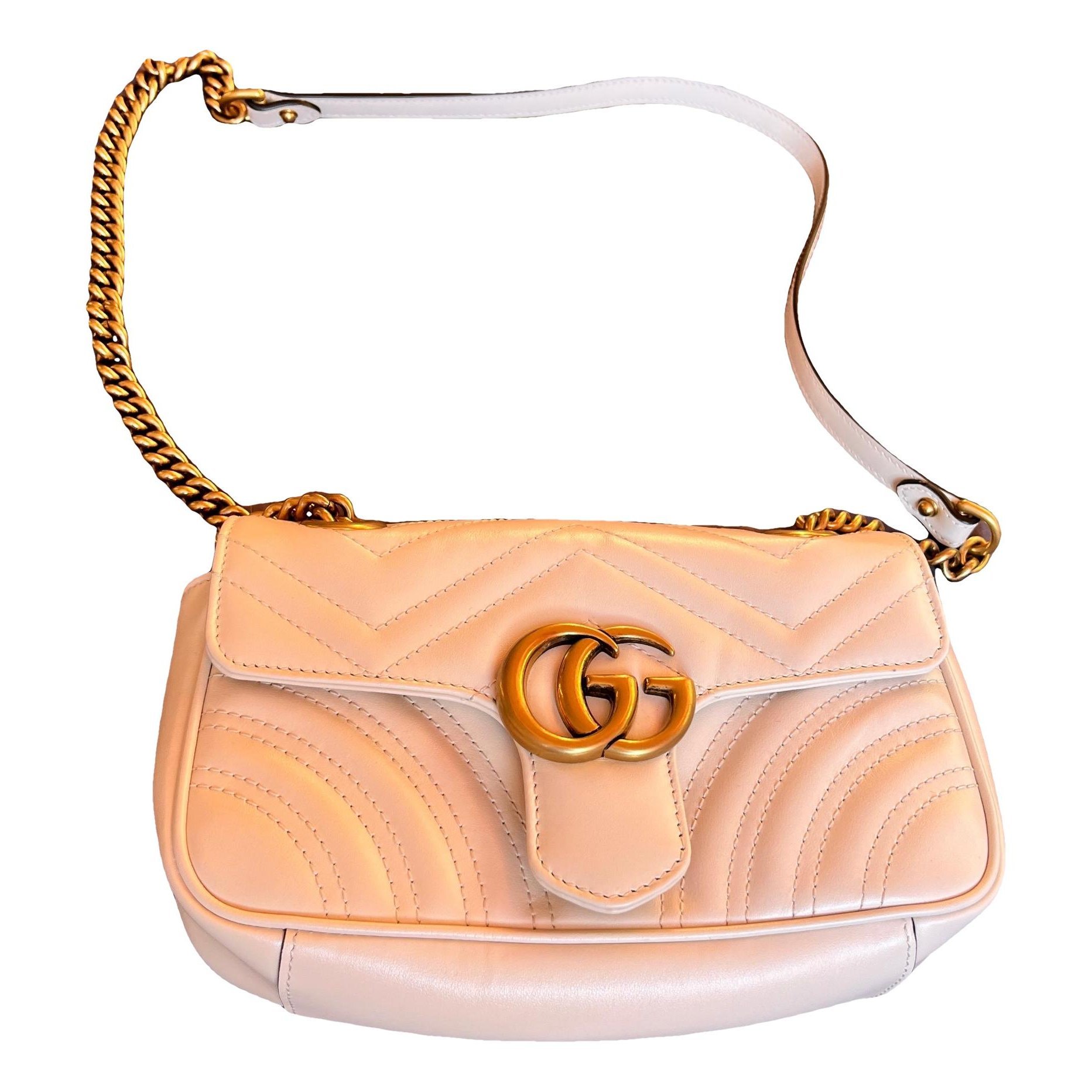 GG Marmont Flap leather handbag