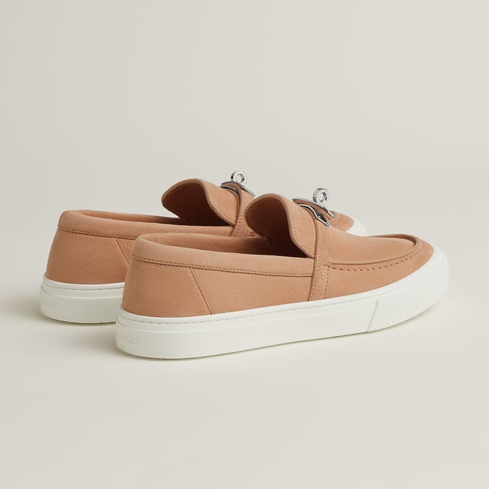 Beige Perlino Game Slip-on Sneaker