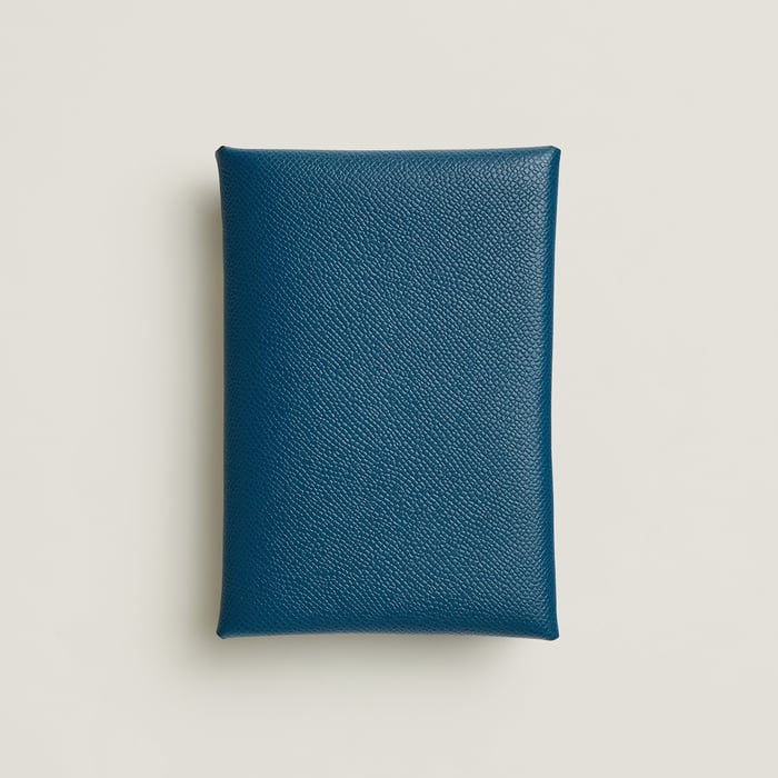 Deep Blue Calvi Duo Compact Card Holder