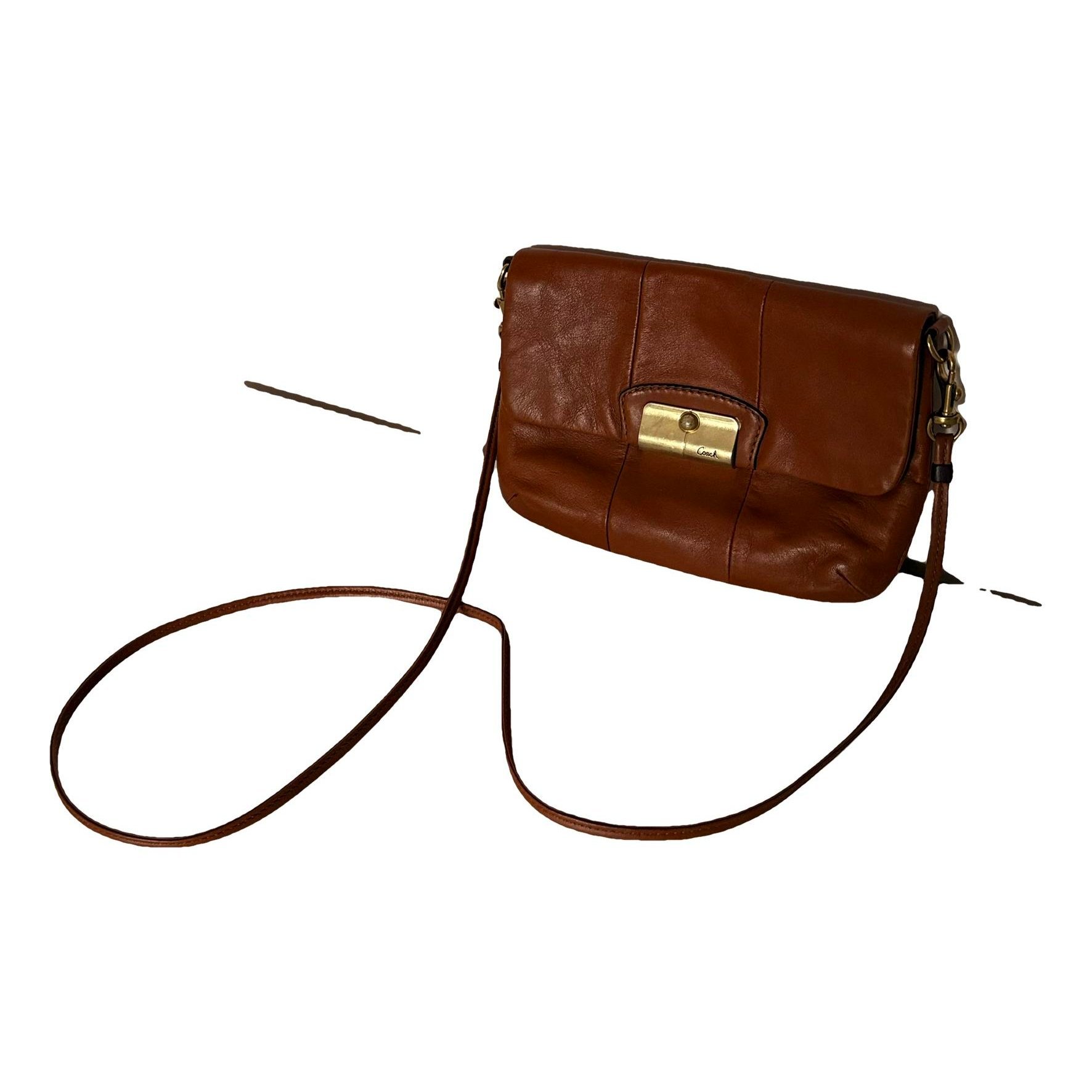 Leather clutch bag